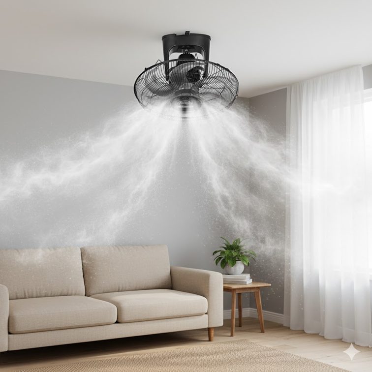 Ventilador Home Elements Órbital MaxiFlow de 18 Pulgadas