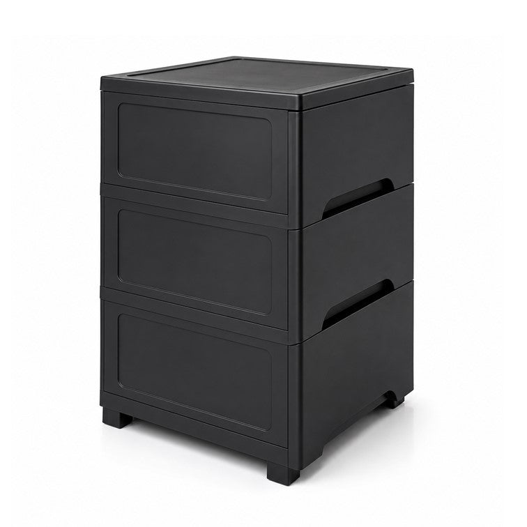 Cajonero Portofino Armaty de 3 Gavetas Color Negro