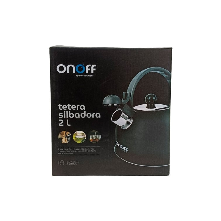 Tetera Silbadora de 2 Litros OnOff RP1969