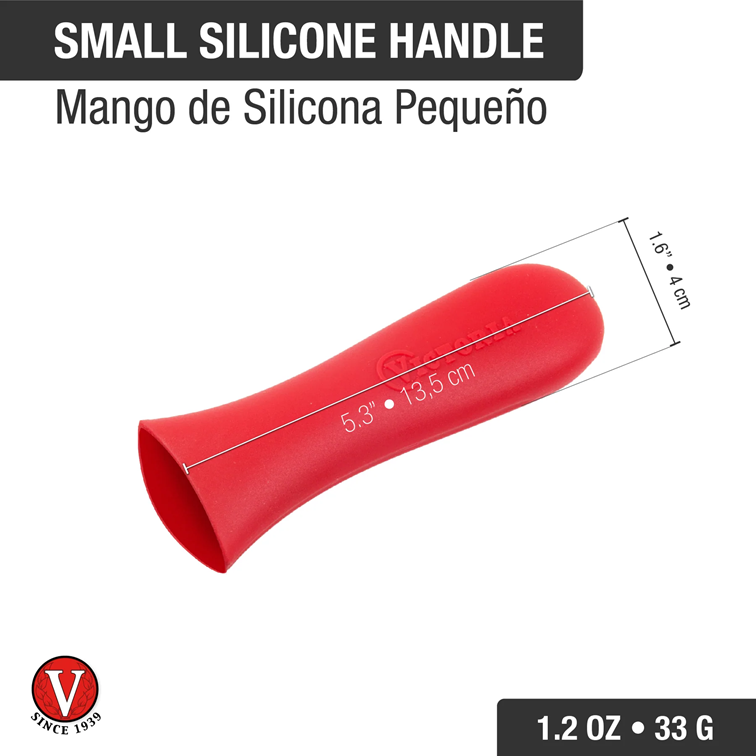 Combo Sartén Cuadrado de Hierro Fundido Victoria de 25 Cm + Mango de Silicona
