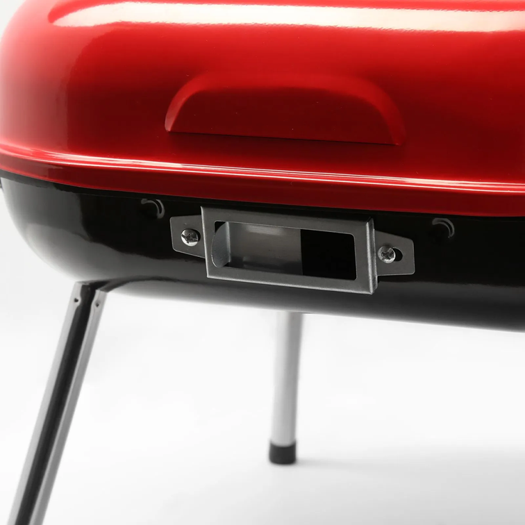 Asador a Carbon de Mesa BBQ Home Elements Rojo HEBBQ9014R