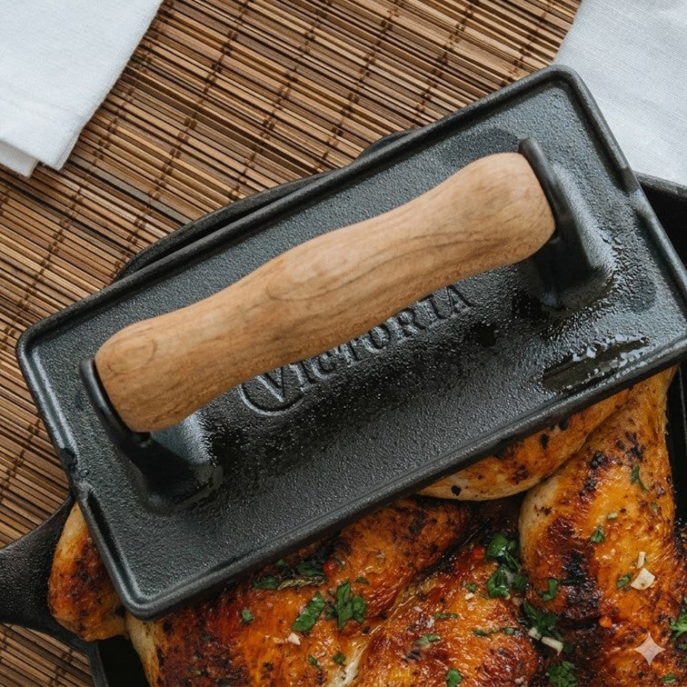 Prensa Para Carne de Hierro Fundido Victoria de 21 X 11 Cm 38786