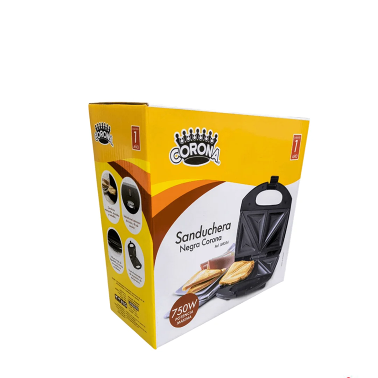 Sanduchera Corona de 2 Puestos Negra L88334