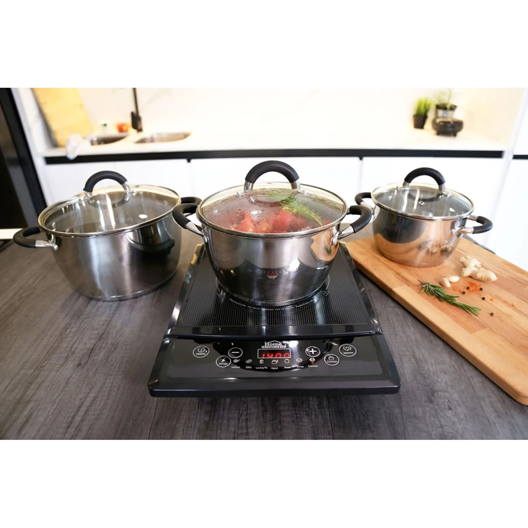 Bateria Home Elements de 6 Piezas En acero Inoxidable HESO-5028SS