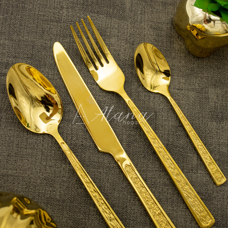 Set de Cubiertos Santiago x 24 Piezas Alana Life LF0414