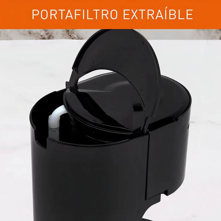 Cafetera Imusa de Filtro Café City 6 Tazas Negra 8000035657