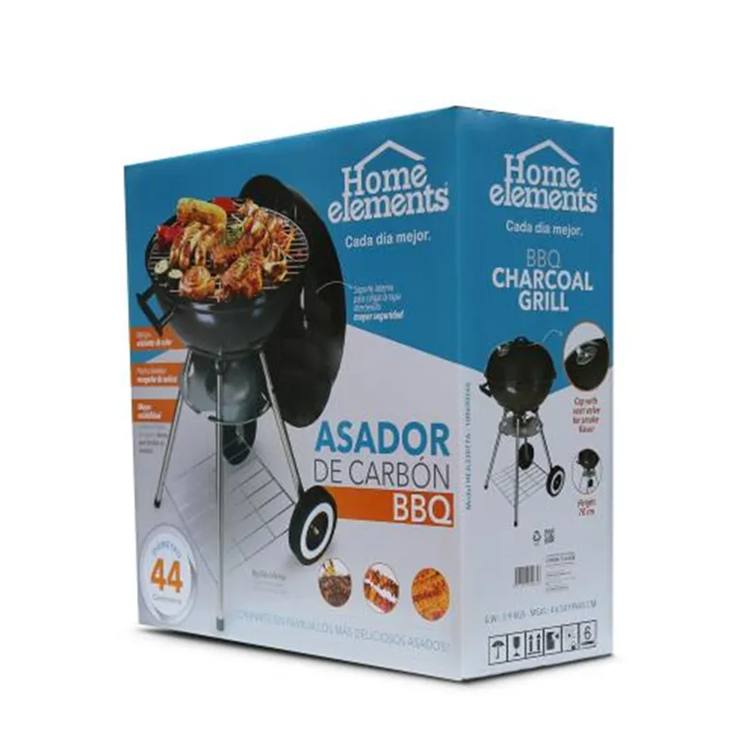 Asador a Carbón BBQ Portable con ruedas Home Elements HEJL22017A