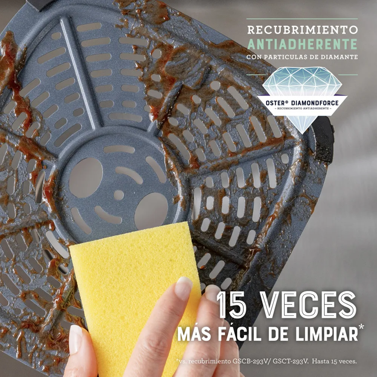 Freidora de Aire DiamondForce Oster de 4 litros