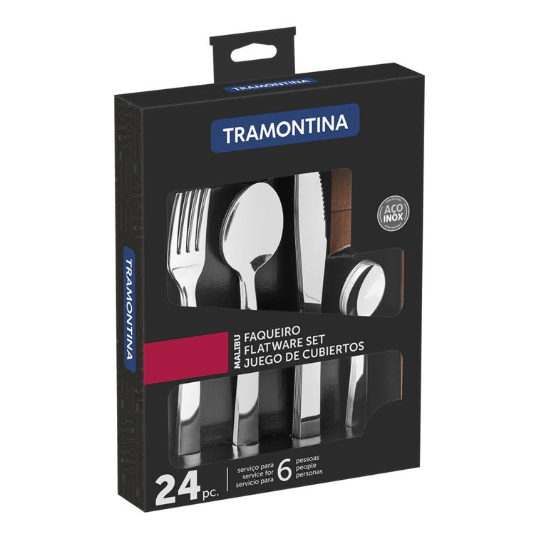 Juego de Cubiertos Malibu Tramontina 24 Piezas 23798/046