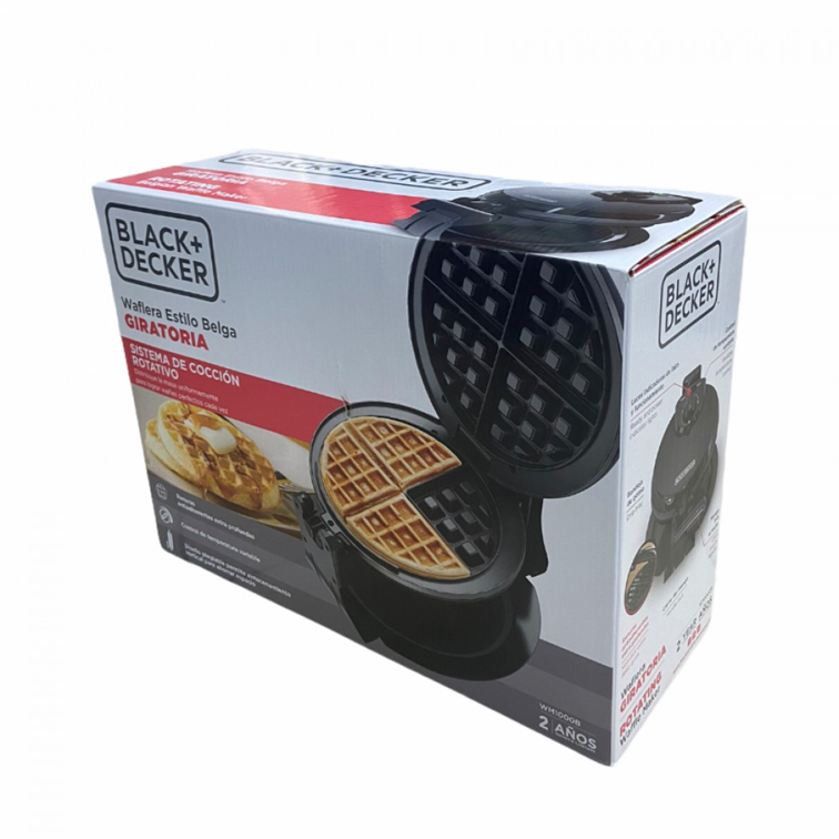Waflera Giratoria Black + Decker WM1000B