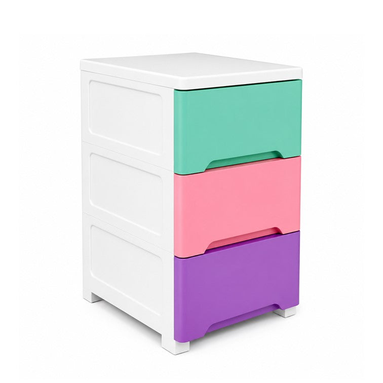 Cajonero Portofino Infantil Armaty de 3 Gavetas Color Niña
