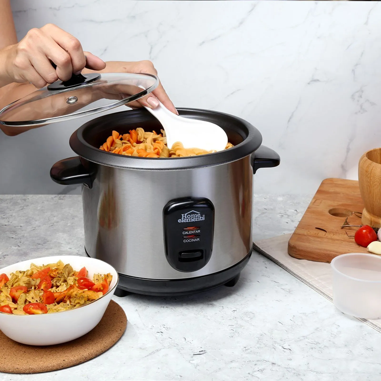 Olla Arrocera Home Elements de 1.0 L en Acero Inoxidable HEAR-10SS
