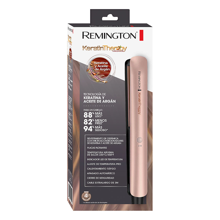 Plancha Alisadora de Cabello Remington Keratin Therapy S8599