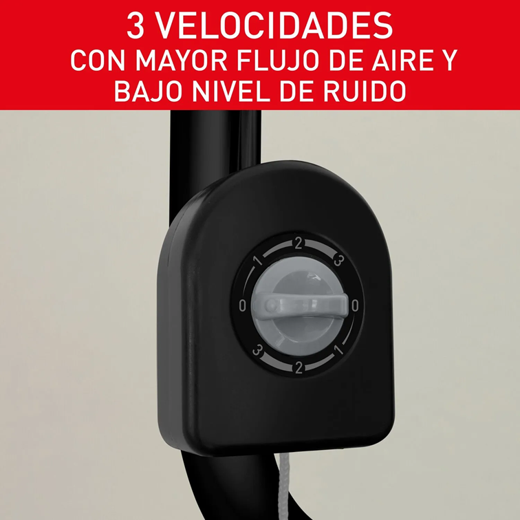 Ventilador Samurai Air Pro de Pared de 22" Negro