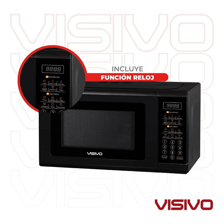 Horno Microondas Visivo de 20 Litros Negro VMO-D07BL2