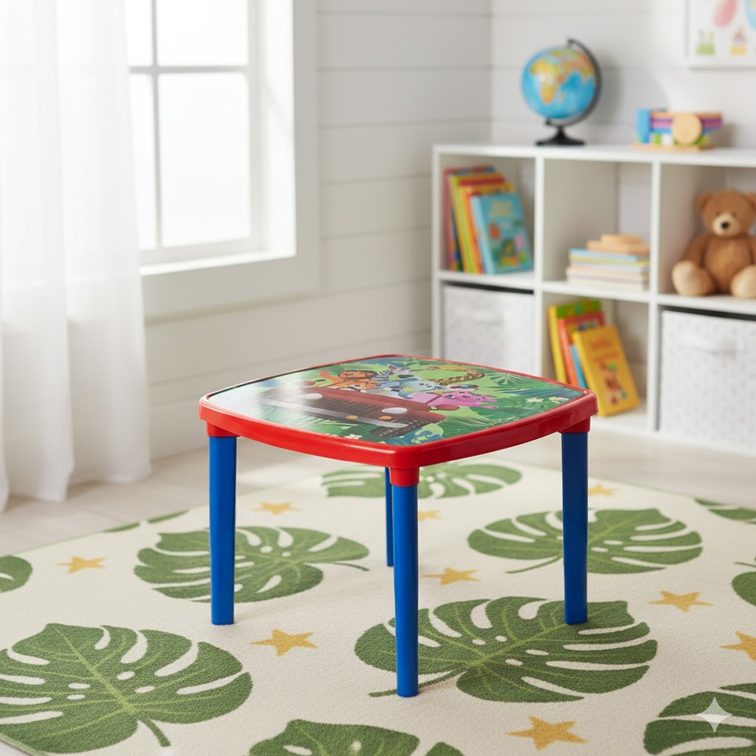 Mesa Infantil Armaty Decorada Safari