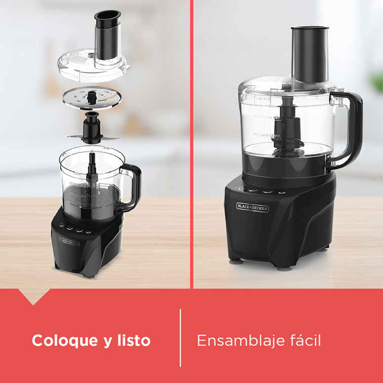Procesador de Alimentos Black+decker de 8 Tazas FP4342-0BDLA