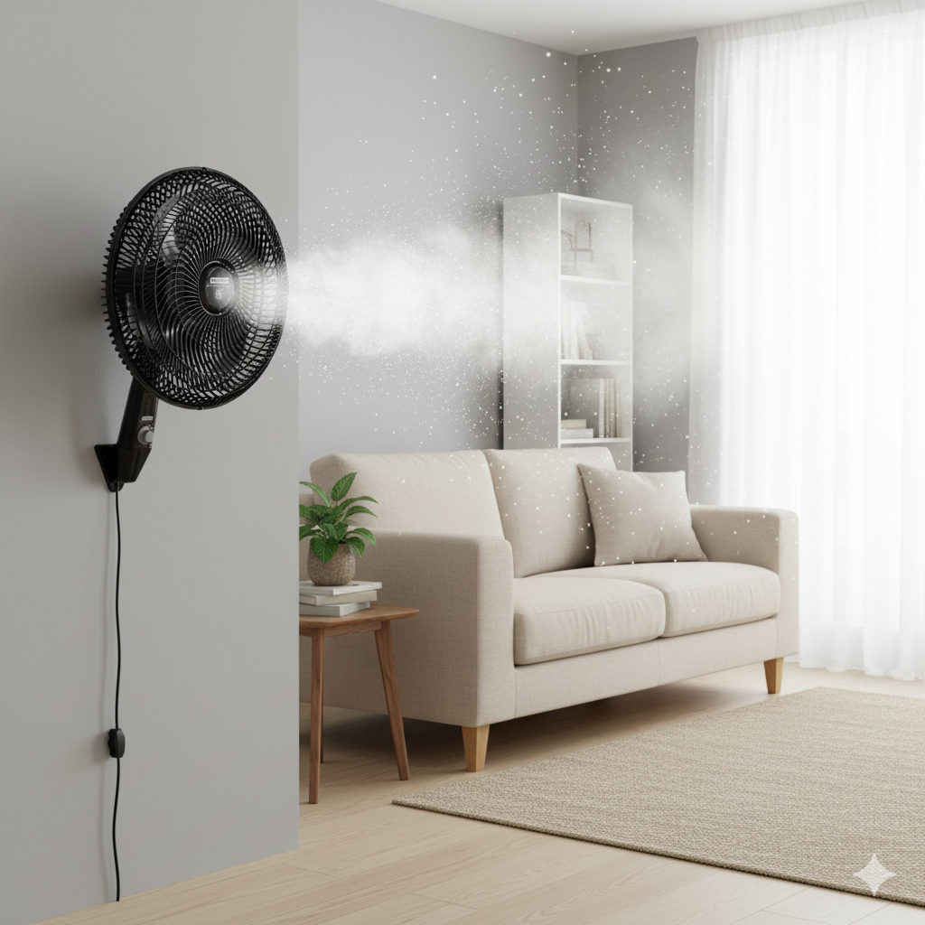 Ventilador Samurai Air Protec Maxx 2 en 1 de 16 Pulgadas Negro