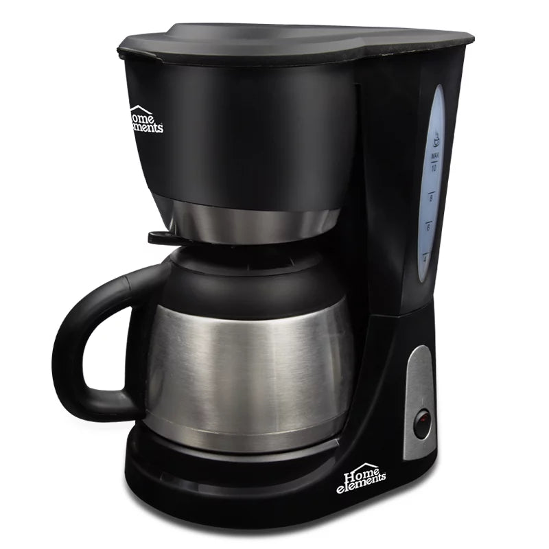 Cafetera Con Jarra en Acero de 10 Tazas Home Elements