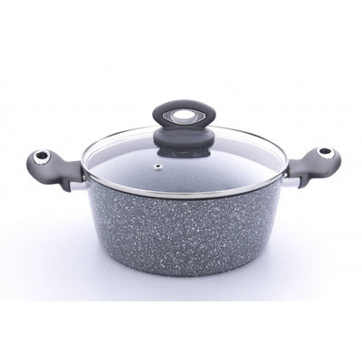 Olla Arteeza Novum con Tapa de Vidrio de 24 Cm RE162044