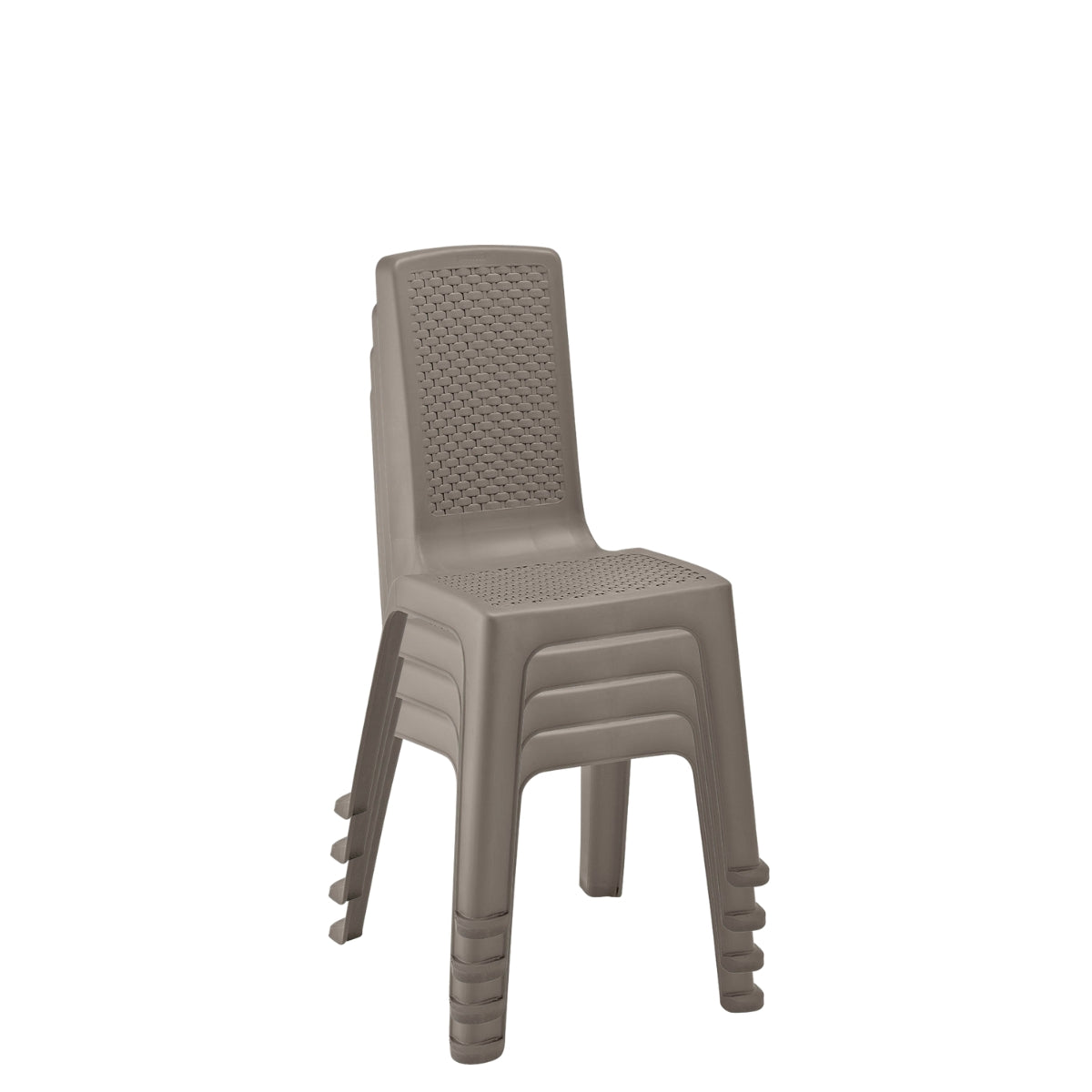 Juego de 4 Sillas Eterna sin Brazos Rimax