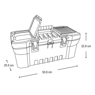 Caja de Herramientas 20" Militar Rimax