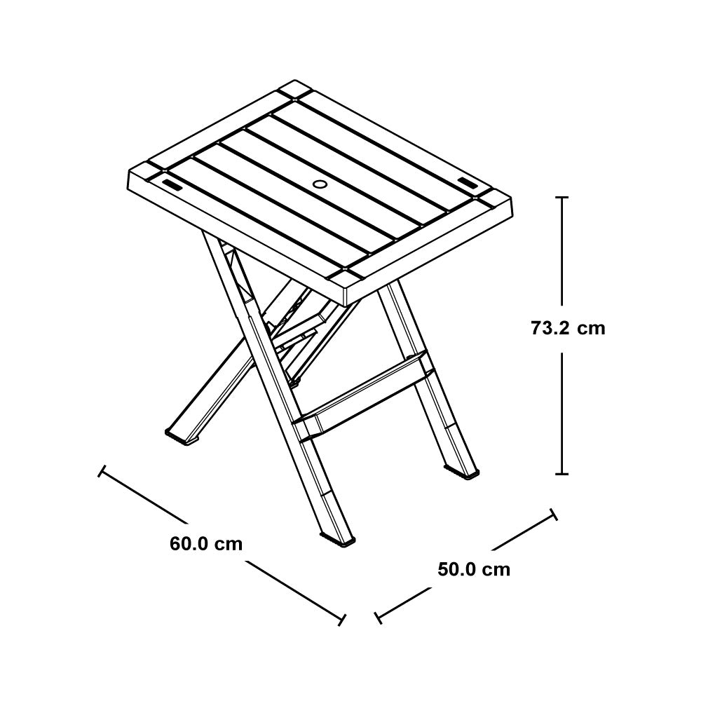 Mesa Plegable Barú Rimax