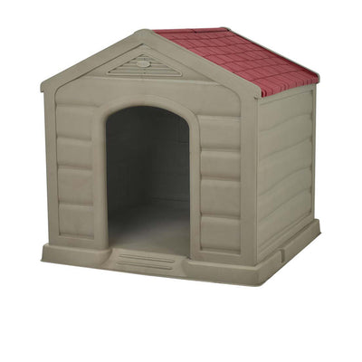 Casa para Perro Grande Taupe Roja Rimax