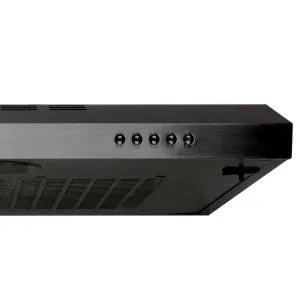Campana Tipo Plana Negra Abba CRIP08-60N