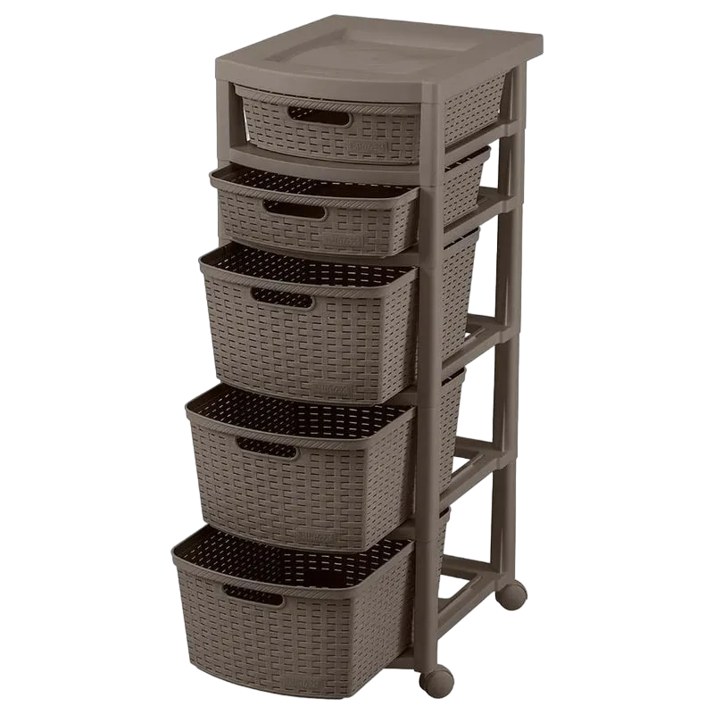 Cajonero X5 con Gavetas Rattan Rimax 