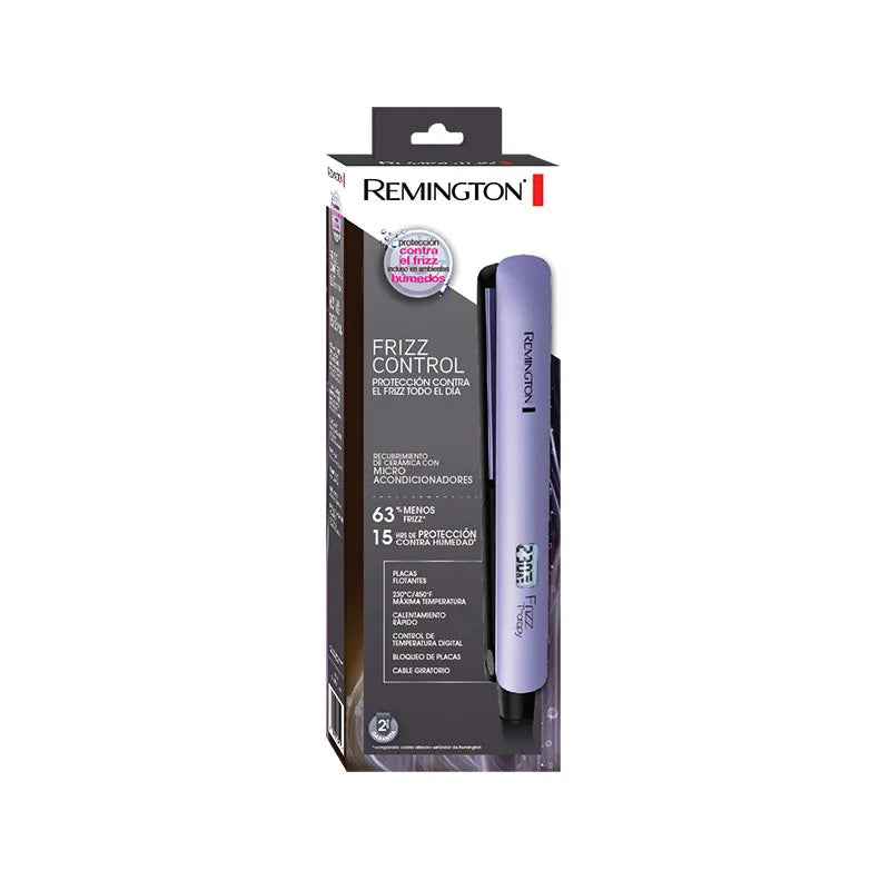 Plancha de Cabello Remington Frizz Morada