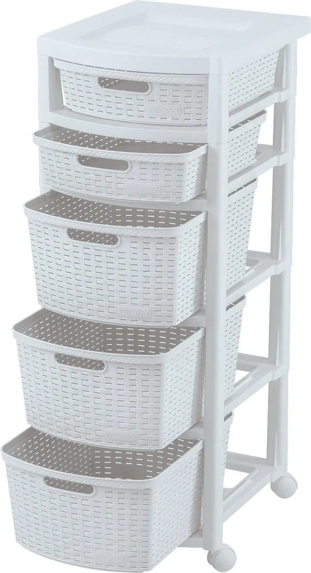 Cajonero X5 con Gavetas Rattan Rimax 