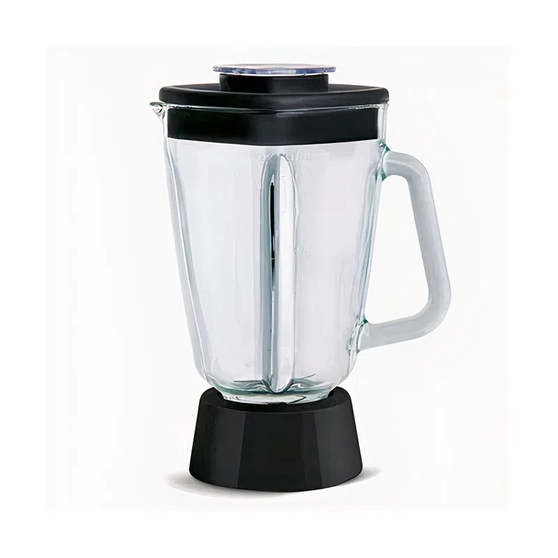 Licuadora optimix ultra 2 velocidades vaso de vidrio Negra Samurai