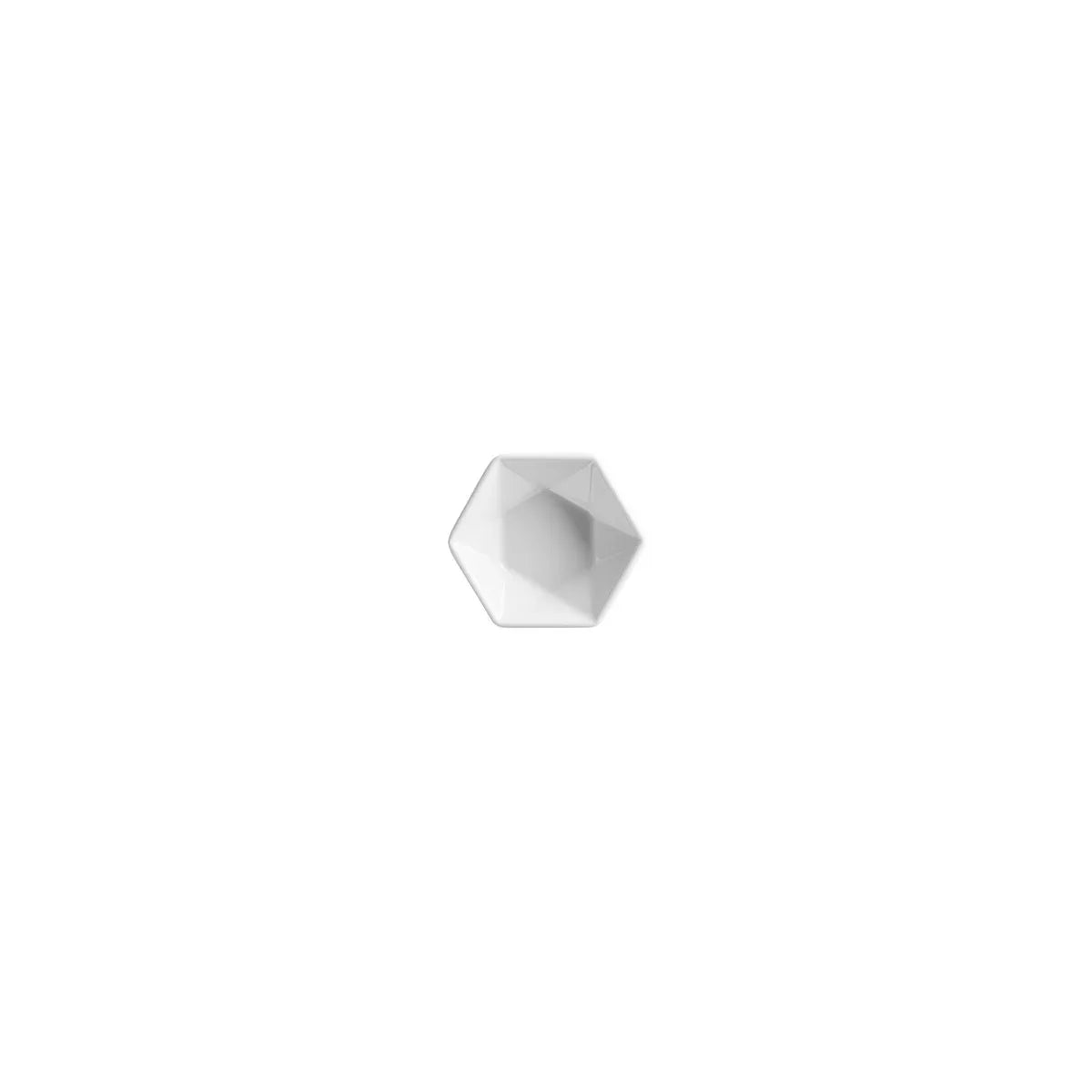 Plato Hexagonal 6,9 cm Linea Actualite Blanco