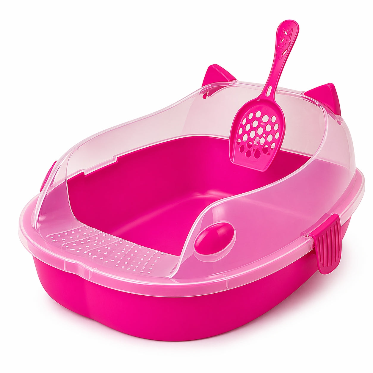 Combo Arenero para Gatos Armaty Color Fucsia 10307352115