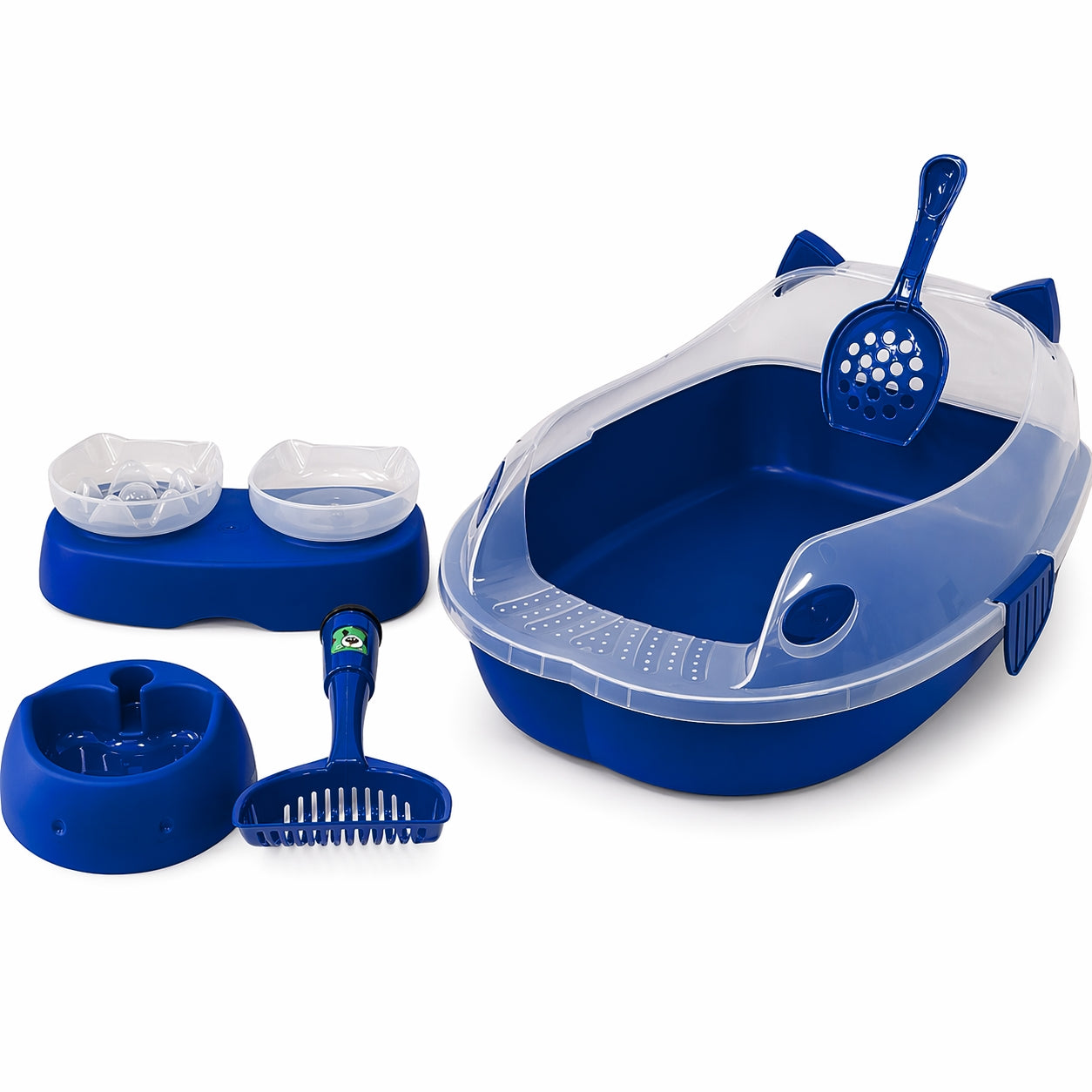 Combo Arenero para Gatos Armaty Color Azul Rey 10307355140