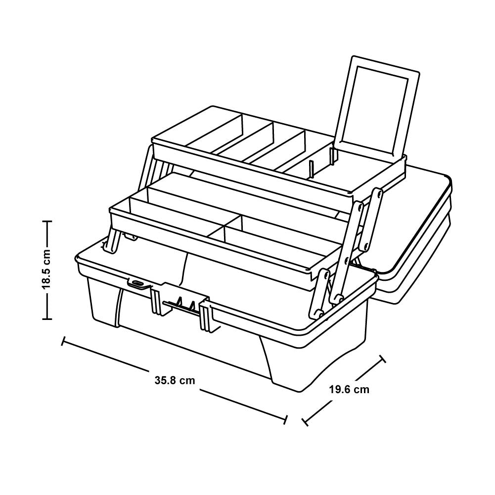 Caja de herramientas 14 Pulgadas Vanity Rimax