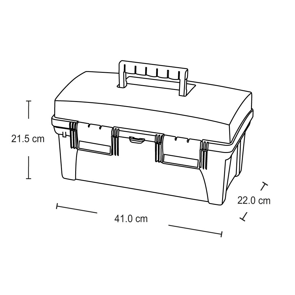 Caja Herramientas 16 Pulgadas Rimax