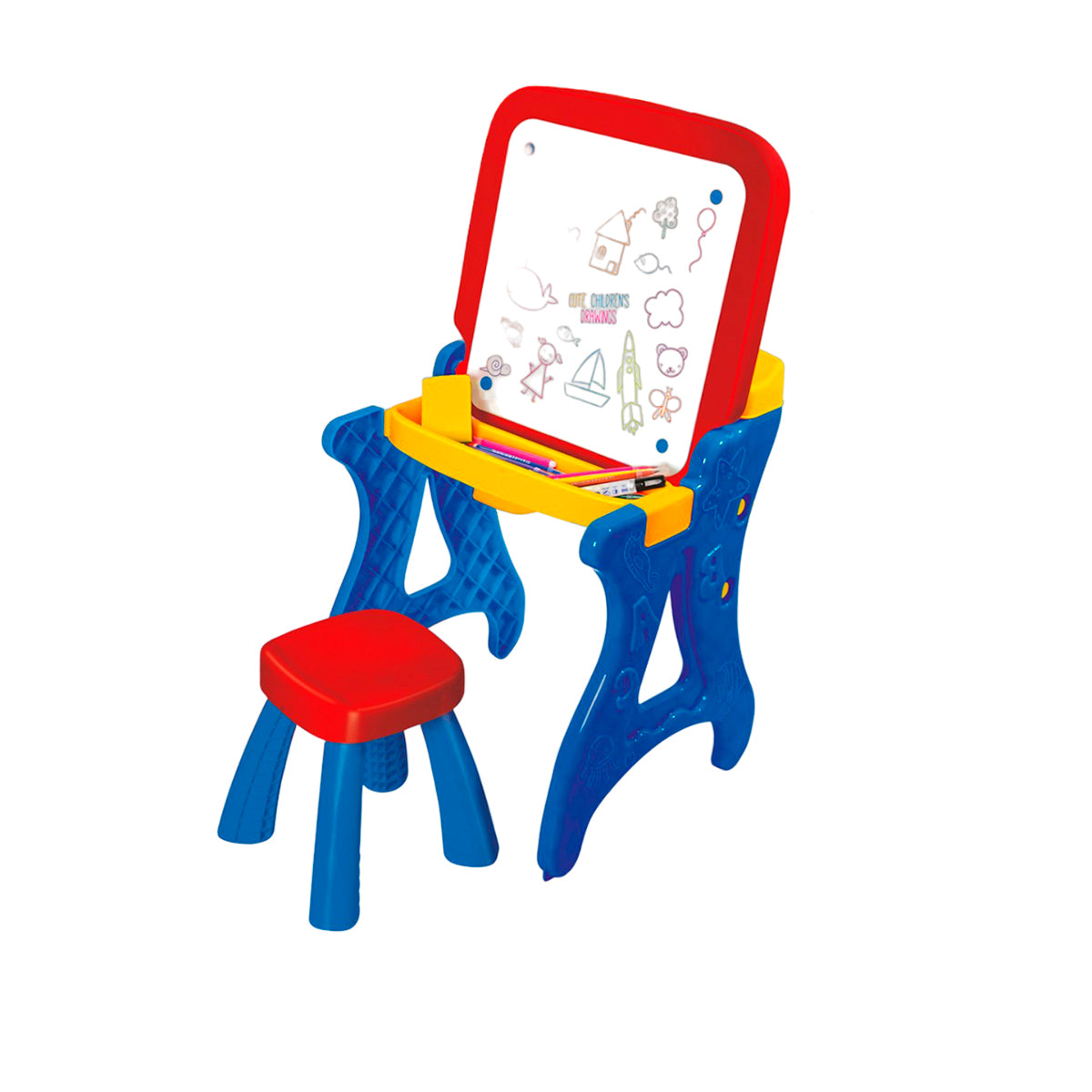 Escritorio Tablero 2 en 1 Pizarra con Silla Infantil Niño Armaty 10109105128