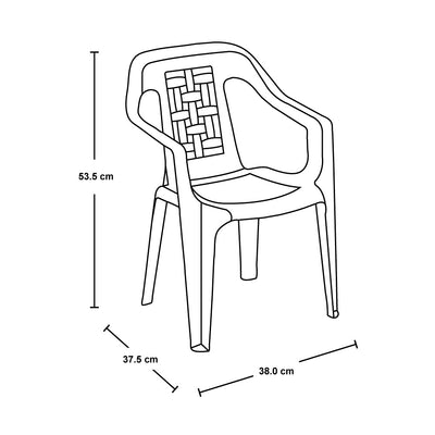 Juego Silla Estrella Infantil x4  Rimax