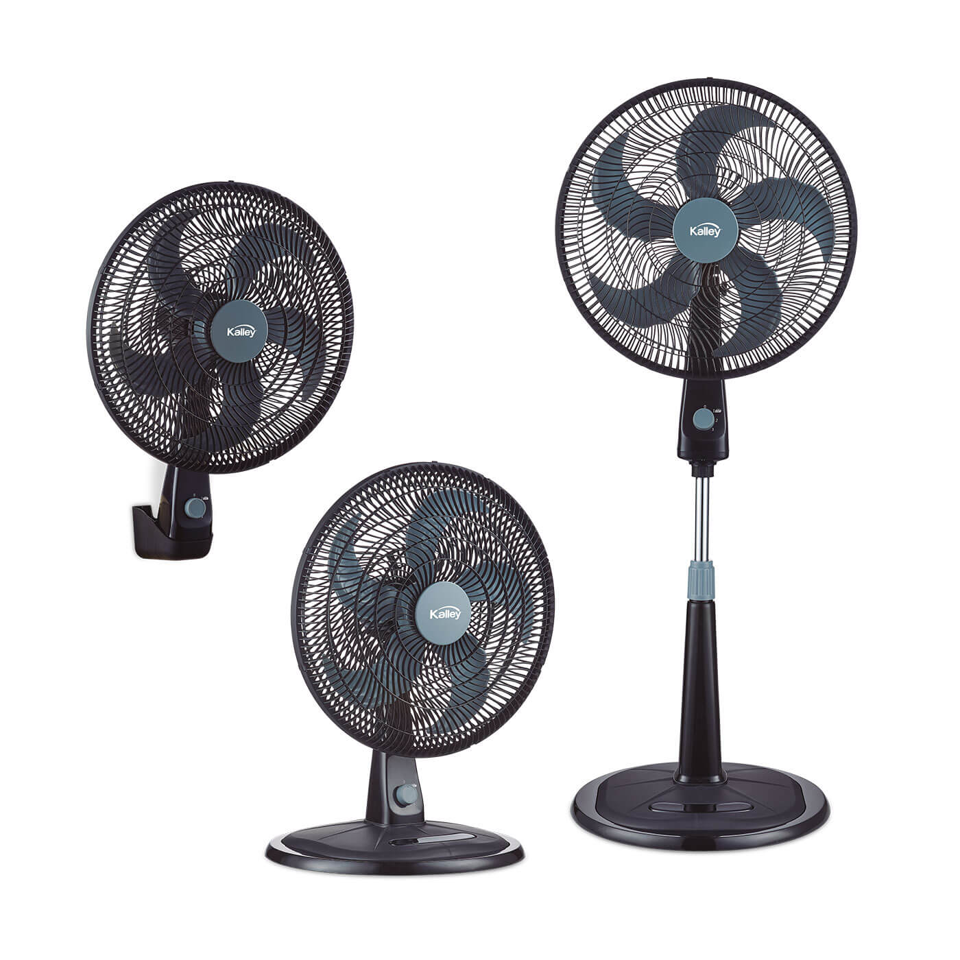 Ventilador Kalley 3 en 1 Negro K-V31N02