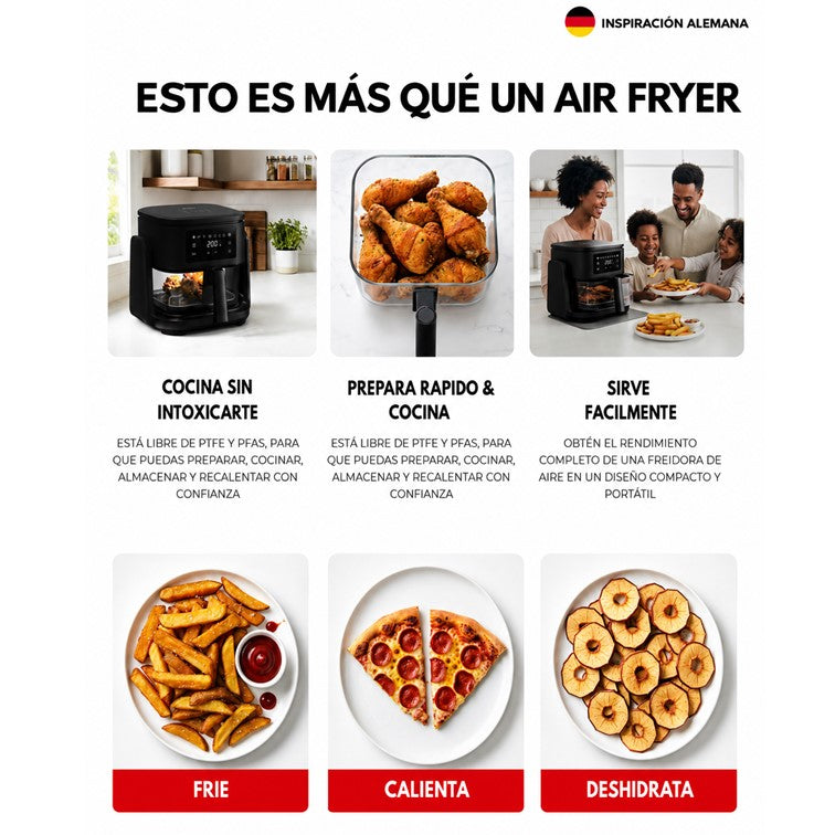 Freidora de Aire BRAVVA Maxi de 5 Litros VV002