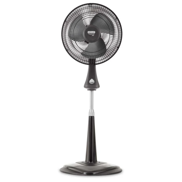 Ventilador Samurai Tropical Plus de Pedestal Negro 5861031361