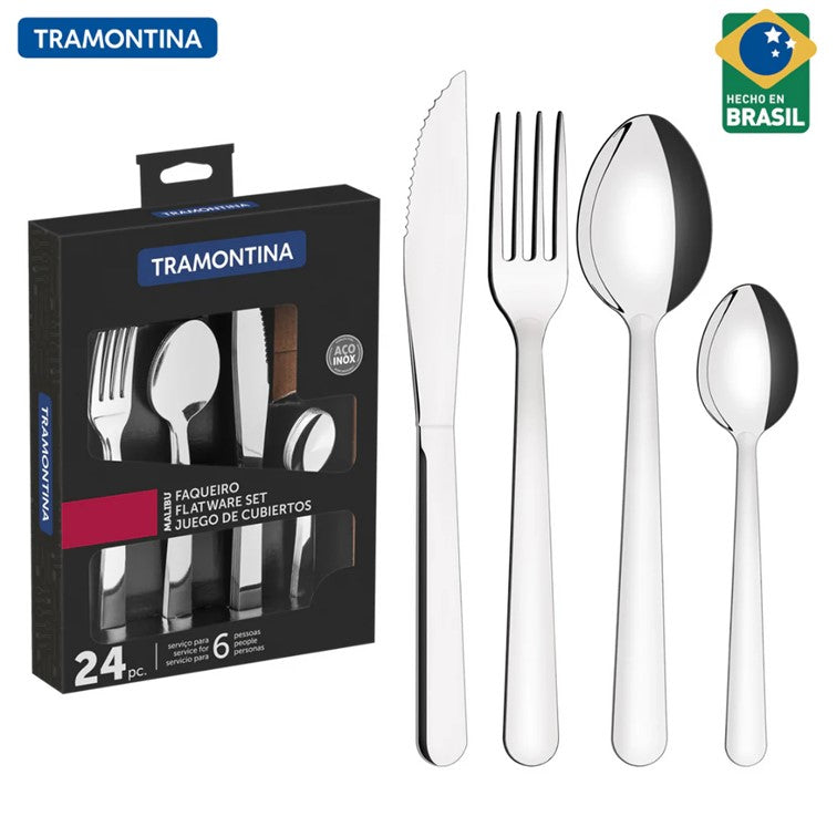 Juego de Cubiertos Malibu Tramontina 24 Piezas 23798/046