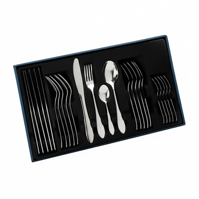 Set de Cubiertos Premium Dkasa de 24 Piezas en Acero Inoxidable A164-24