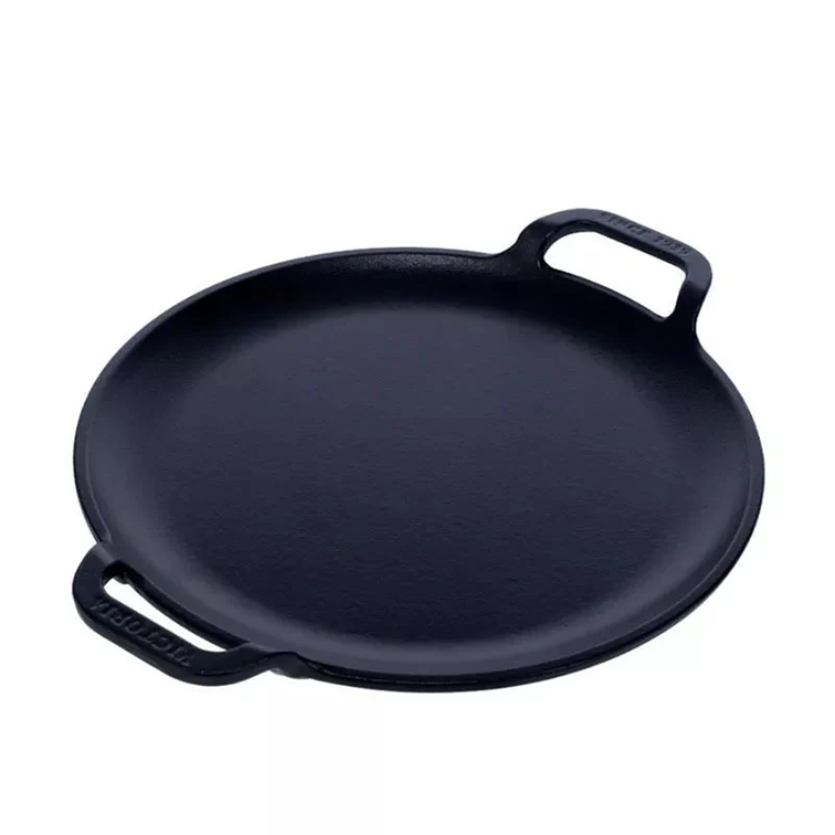 Plancha Para Pizza de Hierro Fundido Victoria de Doble Asa 25 Cm 38328