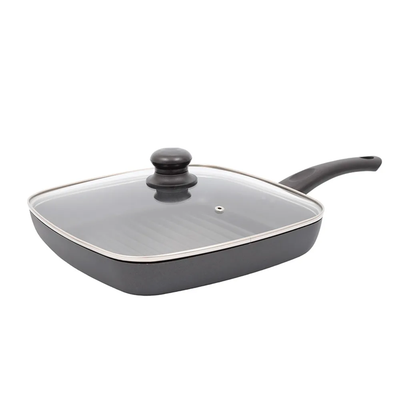 Plancha Grill Aliada Universal de 28 X 28 Cm + Tapa L39289