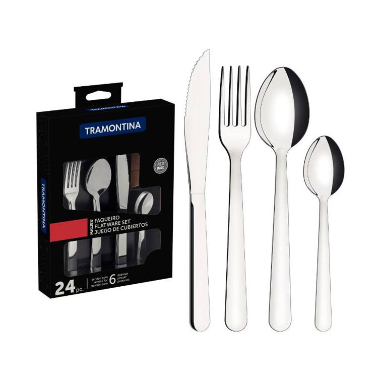 Juego de Cubiertos Malibu Tramontina 24 Piezas 23798/046