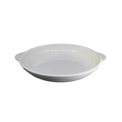 Plato Redondo Mediano c/asa Sabana Blanco P1068BL