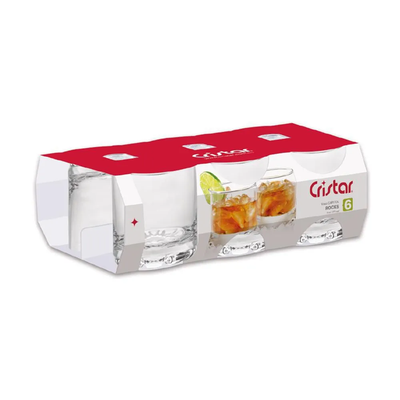 Set X6 Unidades de Vasos Capitol Rocks Cristar 0445CL